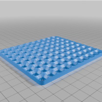 DecFinity 10×9 100mm x 90mm Taban Plaka 3D Baskı