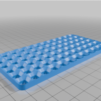 DecFinity 12×6 120mm x 60mm Taban Plakası 3D Baskı