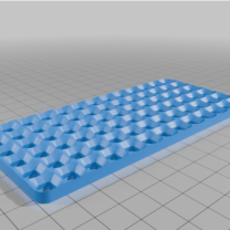 DecFinity 13×6 130mm x 60mm Taban Plakası 3D Baskı