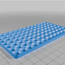 DecFinity 130mm x 70mm Taban Plakası 3D Baskı