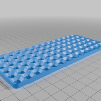 DecFinity 14×6 140 mm x 60 mm Taban Plakası 3D Baskı