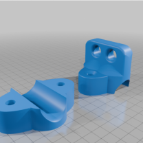 Çift Halat Kılavuzu 12 mm Şamdan 25 mm Yelken Küpeştesi 3D Baskı