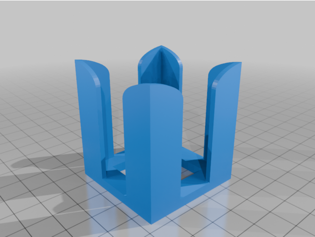 Palace Of Mad King Ludwig İçin Karo Tutucular 3D Baskı - Görsel 2