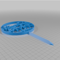 Cinsiyet Partisi Pasta Süsü He Or She What Will It Be 3D Baskı