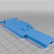 E90 Spor Koltuk Ayak Desteği Kilidi 3D Baskı