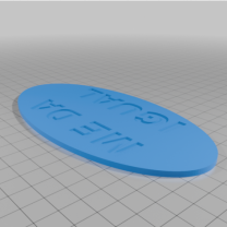 Oval Tabela “UMURUMDA DEĞİL”