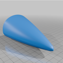 E Flite F 16 64mm Radome Burun Konisi 3D Baskı