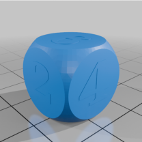 Numaralı Zar 3D Baskı