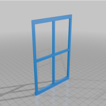 Oyuncak Bebek Evi Pencereleri 3D Baskı