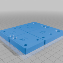 Ikea PAX Blum Tandem Tam Açılır Ray Adaptörü 3D Baskı