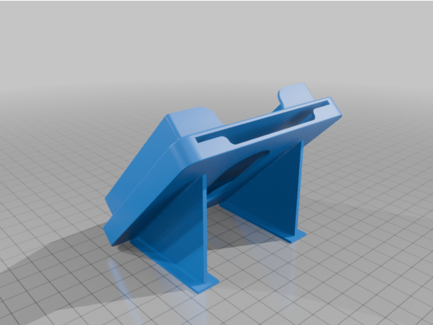 Alt Bölmeli 45 Derece Post-it Tutucu 3D Baskı - Görsel 3