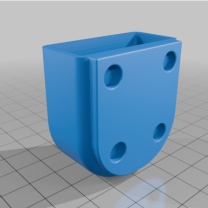 Scheppach HDA 14 İçin Mıknatıslı Yuvalı Uzaktan Kumanda Tutucu 3D Baskı