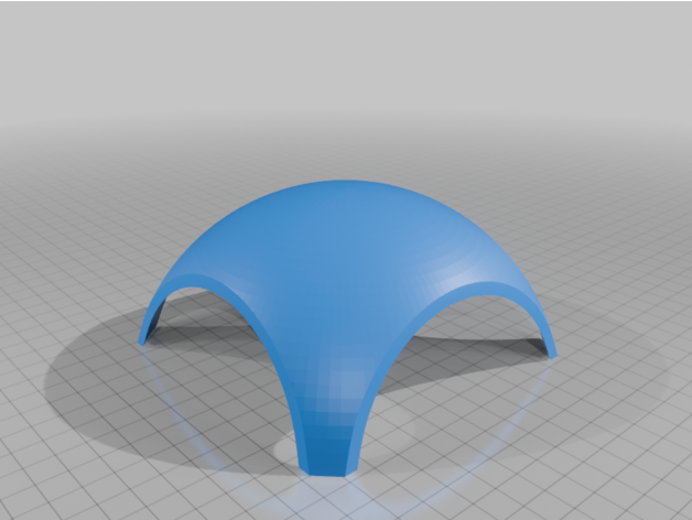 Retro Fütürizm Kemer Kubbe Küçük Hayvan Yuvası MineeForm FDM 3D Baskı STL - Görsel 2