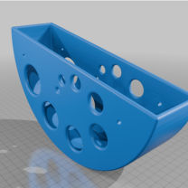 Disc Golf Arabası Çift Putter Tutucu 3D Baskı