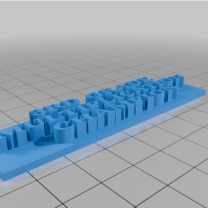 Anahtarlık 3D Baskı