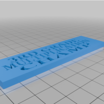 Anahtarlık 3D Baskı