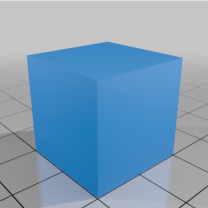 3D Baskı Küp Dekoratif Model