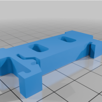 DIN Ray Montaj Braketi 3D Baskı