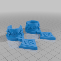 Victoria Dönemi Perde Korniş Tutucu 3D Baskı