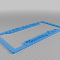 Plaka Çerçevesi 3D Baskı