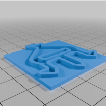 Turk Symbols Ewer Kolye Ucu 3D Baskı