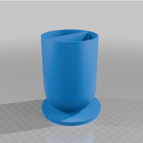 İki Bölmeli Çatal Kaşık Süzgeci 3D Baskı