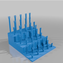 Croc Düğme Teşhir Standı 3D Baskı