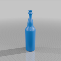 Cam Soda Şişesi Modeli 3D Baskı