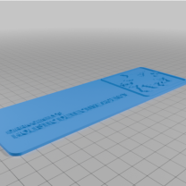 Dirk Gently Tabela 3D Baskı