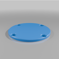 Kadran Saati Arka Kapak 50-51 mm 3D Baskı