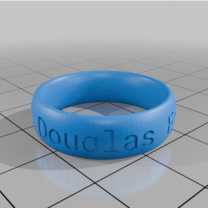 Douglas Eagles Yüzük 3D Baskı