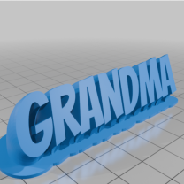 My Customized Sweeping 2 Line İsimlik Plaka Yazısı 3D Baskı