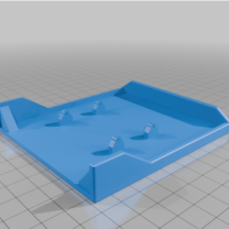 Scx24 C10 İçin Düz Yatak Kamyon Kasası 3D Baskı