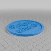 Disc Golf Mini Bardak Altlığı 3D Baskı