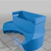 FLSun Q5 Fan Kanalı MK3s Stil Yuvarlak Remix 3D Baskı