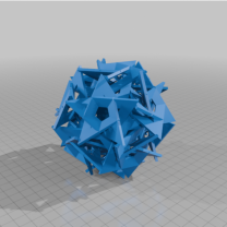 DA VINCI Yıldız İkosahedron 1 3D Baskı