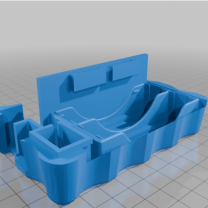 19007 1010 Entegre 2x 18650 Kızak 3D Baskı