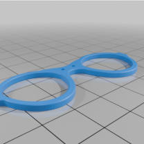 3D Baskı Amigurumi Bebek Gözlük Aksesuarı