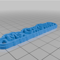 Caroline Anahtarlık 3D Baskı