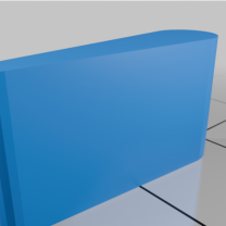 50mm Parametrik Zımpara Bloğu Kama 3D Baskı