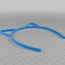 Parametrik Kedi Kulakları 3D Baskı