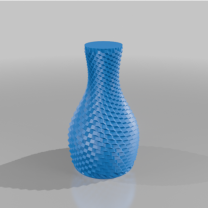 3D Baskı Dekoratif Küp Vazo