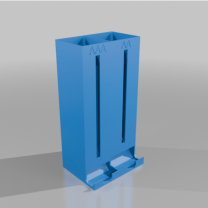 Çok Uzun AA AAA Pil Tutucu 3D Baskı