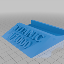 Vandragon De 039 S Titanic için Titanic Standı 3D Baskı