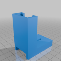 Çekmece Rayı Arka Braketi 3D Baskı