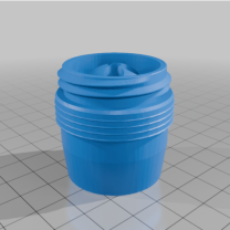 37mm Flare Smoke Bottom3 6 2 3D Baskı