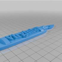 İsim Anahtarlık 3D Baskı