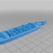 İsimli Anahtarlık 3D Baskı