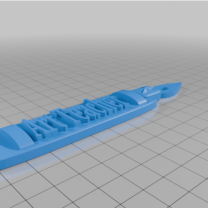 İsimli Anahtarlık 3D Baskı