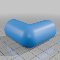 1/2 Conduit Dirsek 3D Baskı